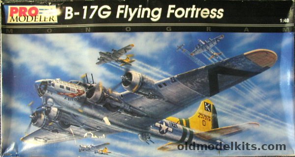 Monogram 1/48 Pro Modeler B-17G with Cheyenne Tail Section, 85-5938 plastic model kit